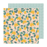 American Crafts Maggie Holmes Parasol Citron Patterned Paper