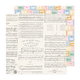 American Crafts Maggie Holmes Parasol La Musique Patterned Paper