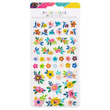 American Crafts Paige Evans Blooming Wild Puffy Stickers