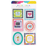 American Crafts Paige Evans Blooming Wild Mini Frame Stickers