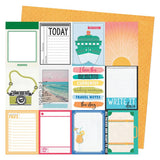 American Crafts Vicki Boutin Where To Next? 3 x 4 Patterned Paper