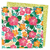 American Crafts Vicki Boutin Where To Next? Tropical Garden Patterned Paper