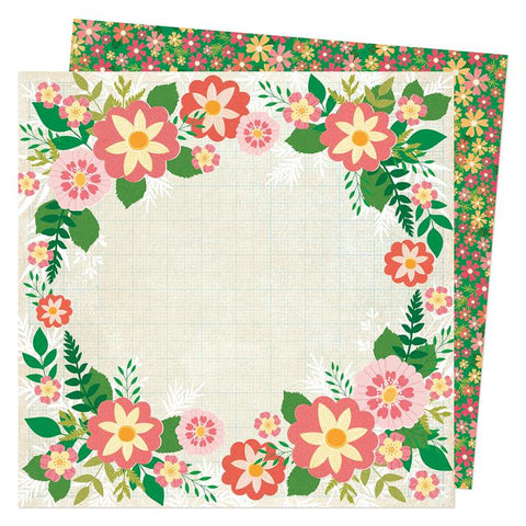 American Crafts Vicki Boutin Where To Next? Botanical Garden Patterned Paper