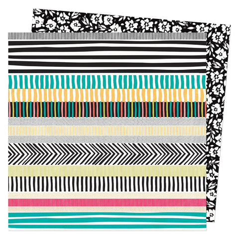 American Crafts Vicki Boutin Where To Next? Travel Notes Patterned Paper