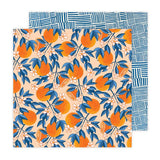 American Crafts Jen Hadfield Flower Child Orange You Happy Patterned Paper