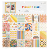 American Crafts Jen Hadfield Flower Child 12x12 Paper Pad