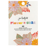 American Crafts Jen Hadfield Flower Child 3x4 Notecard Embellishments