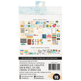 American Crafts Vicki Boutin Where To Next? Paperie Pack Embellishment