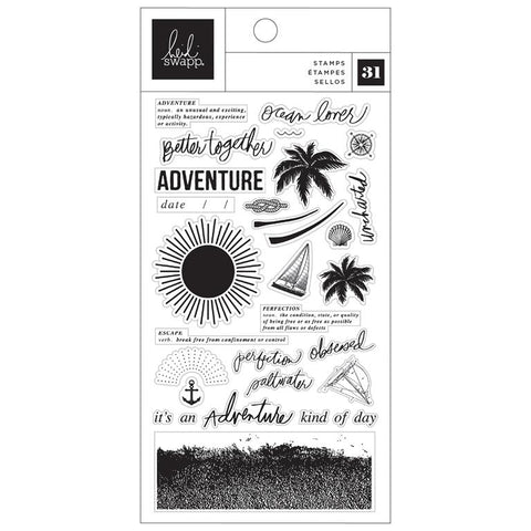 Heidi Swapp Set Sail Clear Acrylic Stamp Set