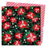American Crafts Vicki Boutin Peppermint Kisses Floral Sprig Patterned Paper