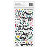 American Crafts Thickers Ho Ho Ho Phrase Stickers