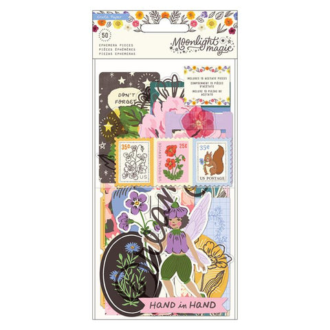 Crate Paper Moonlight Magic Journaling Ephemera Embellishments