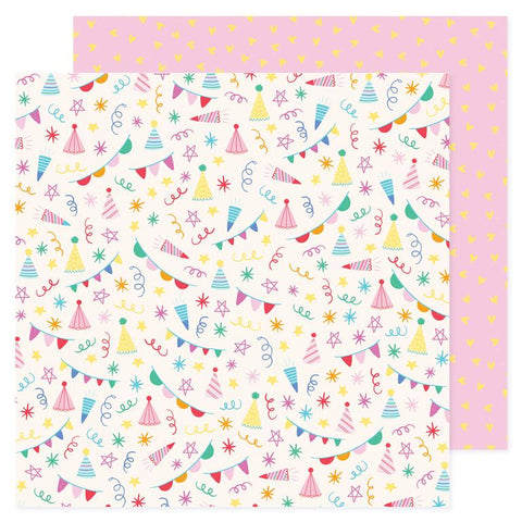 Pebbles All The Cake Party Decor Patterned Paper