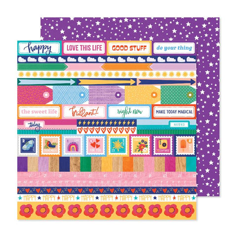 American Crafts Shimelle Main Character Energy Behind the Scenes Patterned Paper