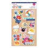 American Crafts Shimelle Main Character Energy Layered Sticker Embellishments