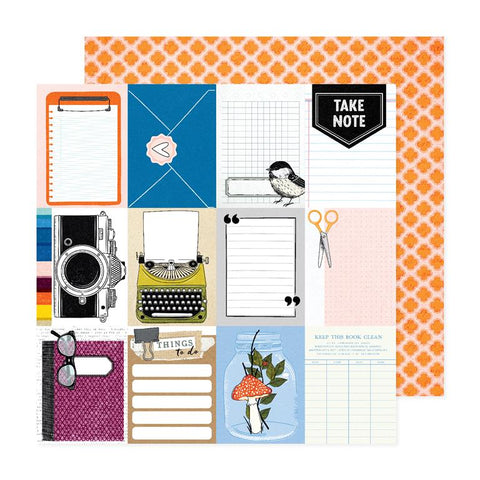 American Crafts Vicki Boutin Discover + Create 3x4 Patterned Paper