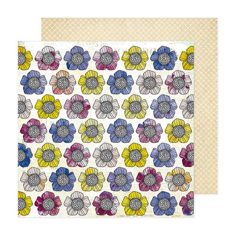 American Crafts Vicki Boutin Discover + Create Freshly Picked Patterned Paper