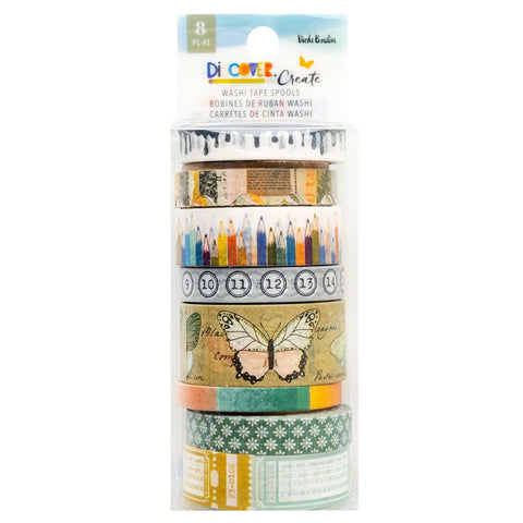 American Crafts Vicki Boutin Discover + Create Washi Tape Embellishments