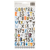 American Crafts Thickers Discover + Create Alphabet Stickers