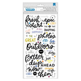 American Crafts Thickers Better Days Title Stickers