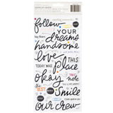 American Crafts Thickers Better Days Title Stickers