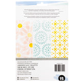 American Crafts Vicki Boutin Discover + Create Tranquil Stencil Pack
