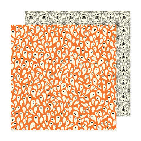 American Crafts Happy Halloween Mini Ghosts Patterned Paper
