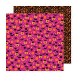 American Crafts Happy Halloween Cats n Bats Patterned Paper