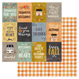 American Crafts Farmstead Harvest Tiny Frames Patterned Paper
