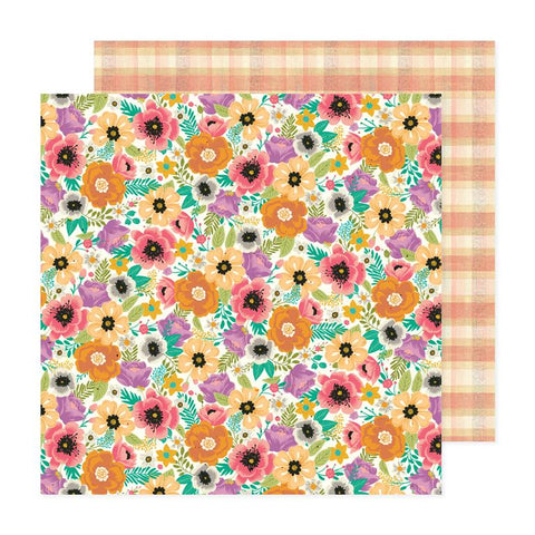 American Crafts April and Ivy Bright Blossoms Patterned Paper