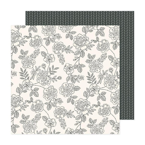American Crafts Bea Valint Poppy and Pear Blessed Patterned Paper