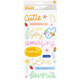 American Crafts Thickers Cutie Phrase Stickers