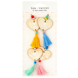 American Crafts Bea Valint Poppy and Pear Beaded Tassel Embellishments