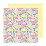 American Crafts Celes Gonzalo Rainbow Avenue Peony Dreams Patterned Paper