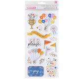 American Crafts Thickers Best Wishes Phrase Stickers