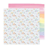 American Crafts Celes Gonzalo Rainbow Avenue Rainbow Ave Patterned Paper