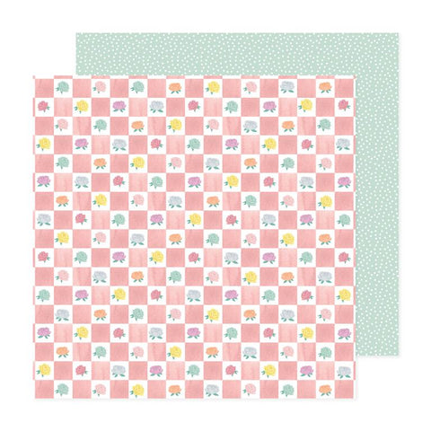 American Crafts Celes Gonzalo Rainbow Avenue Playful Peonies Patterned Paper