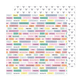 American Crafts Celes Gonzalo Rainbow Avenue My Feelings Patterned Paper