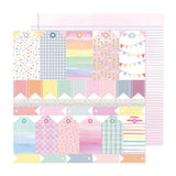 American Crafts Celes Gonzalo Rainbow Avenue My Memories Patterned Paper