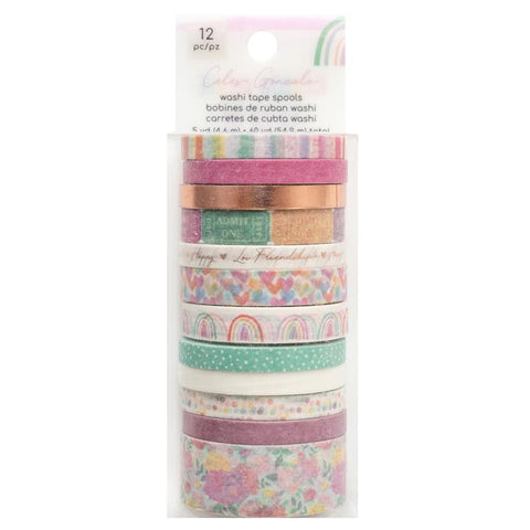 American Crafts Celes Gonzalo Rainbow Avenue Washi Tape Embellishments