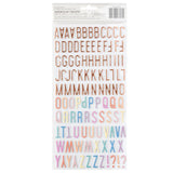 American Crafts Thickers Rainbow Avenue Alphabet Stickers