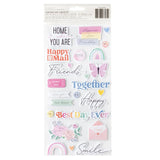 American Crafts Thickers Sending Love Phrase Stickers