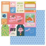 American Crafts Coast-to-Coast Wish You Were Here Patterned Paper