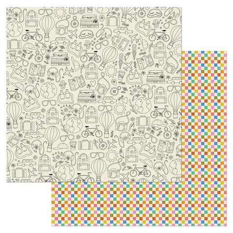 American Crafts Coast-to-Coast All Packed Patterned Paper