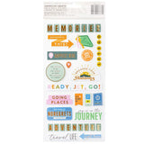 American Crafts Thickers Coast-to-Coast Phrase Stickers