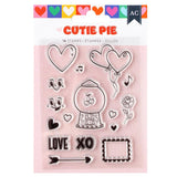American Crafts Cutie Pie Mini Acrylic Stamp Set
