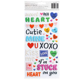 American Crafts Thickers Cutie Pie Phrase Stickers