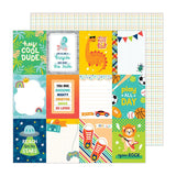 Pebbles Cool Boy Journaling Patterned Paper