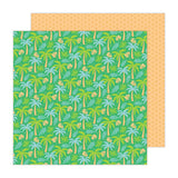 Pebbles Cool Boy Palm Trees Patterned Paper