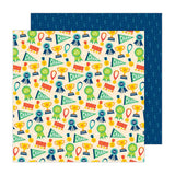 Pebbles Cool Boy Awards Patterned Paper
